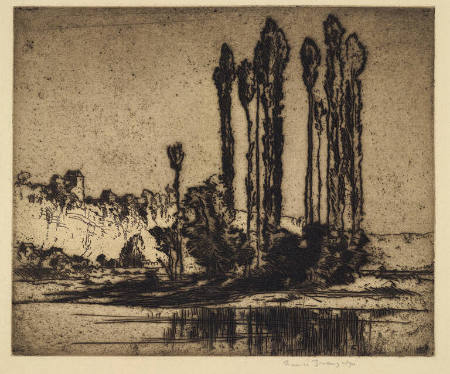 The River Lot (landscape with poplars)