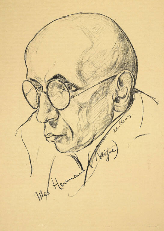 Portrait of Max Herrmann-Neisse