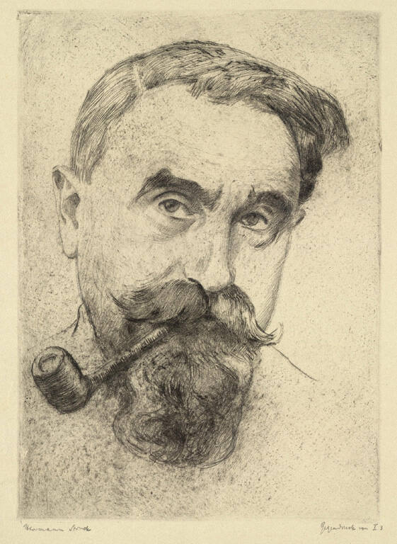 Portrait of a Man with Pipe