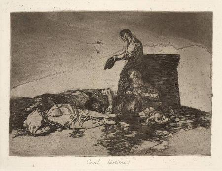 Cruel lástima! (A cruel shame!), Plate 48 of "The Disasters of War"