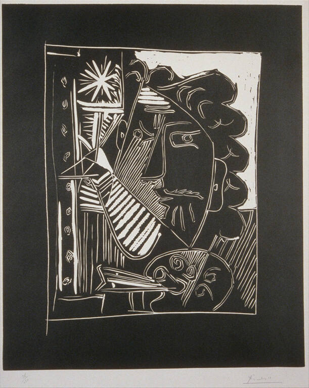 Le Peintre à la Palette (The painter at the easel)