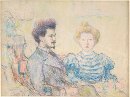 M. Julien Leclercq et sa femme (Portrait of Julien Leclerq and his wife)
