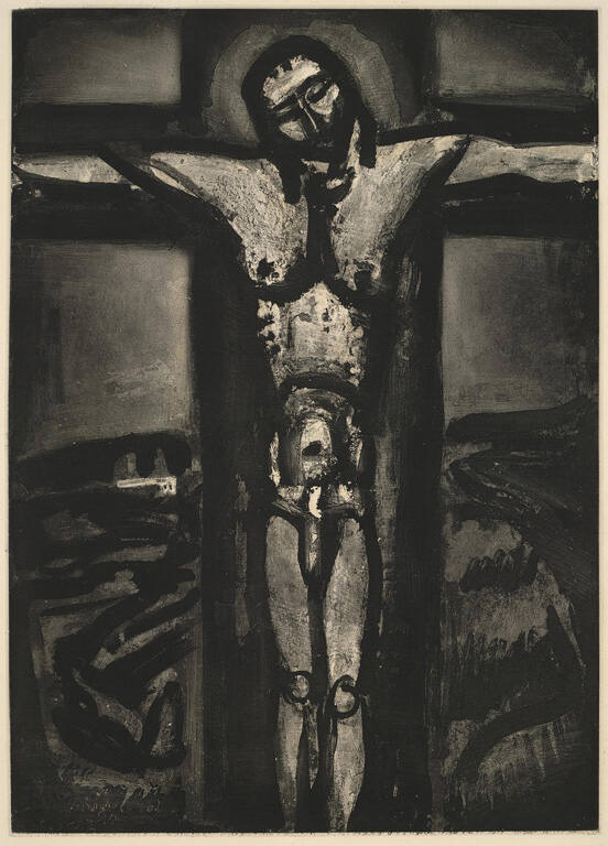 Sous un Jésus en croix oublie lá (Beneath a Forgotten Crucifix)
