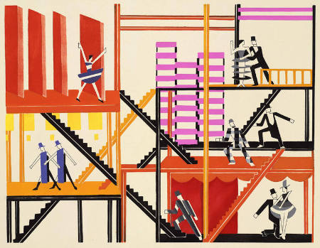 Projet pour une opérette (Project for an Operetta), from the the portfolio Décors de théâtre (Stage Sets), 1926–30 (published 1930)