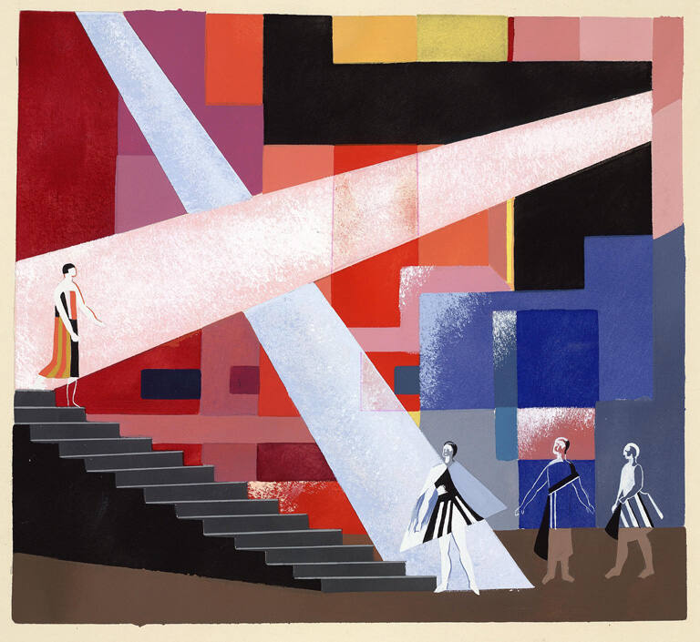 Maquette de lumière (Light Maquette), from the portfolio Décors de théâtre (Stage Sets), 1926–30 (published 1930)