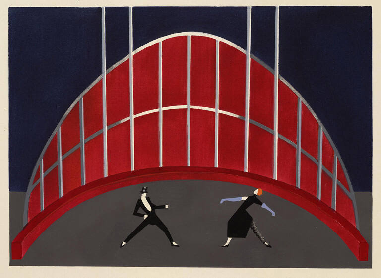 Cirque (Circus), from the portfolio Décors de théâtre (Stage Sets), 1926–30 (published 1930)