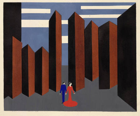 Othello, Acte second (Othello, Act Two), from the portfolio Décors de théâtre (Stage Sets), 1926–30 (published 1930)