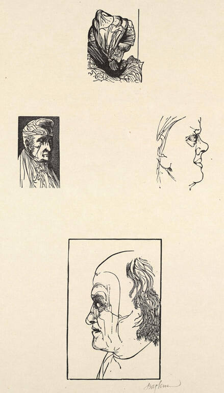 Four Artists' Portraits from Blake and the Youthful Ancients