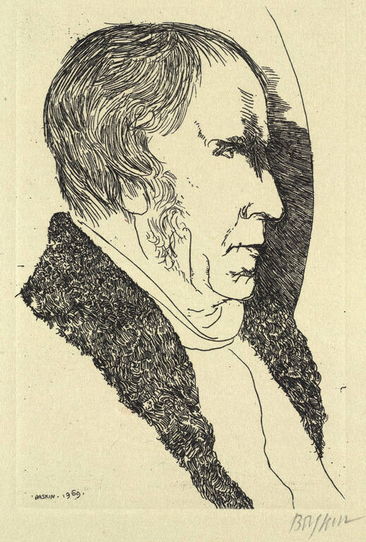 Caspar David Friedrich, from Laus Pictorum, Portraits of Nineteenth Century Artists