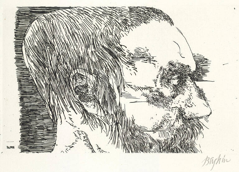 Constantin Meunier, from Laus Pictorum, Portraits of Nineteenth Century Artists