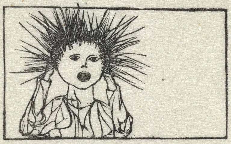 Illustration for STRUWWELPETER (New Year's greeting)