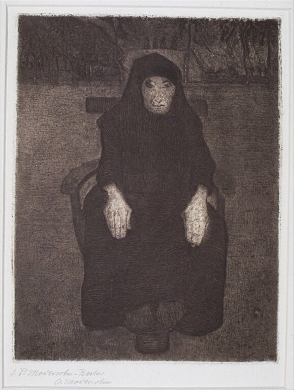 Sitzende Alte [Old Woman Sitting]
