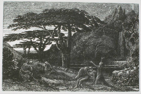 The Cypress Grove with verse from the second issue of The Ecologues of Virgil