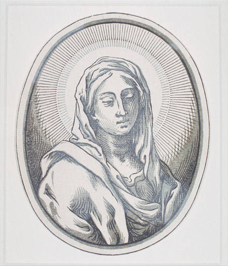 The Virgin in an Oval