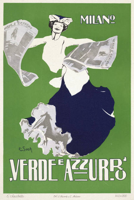 Verde e Azzurro (Newspaper advertisement)