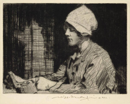 Girl with an Open Box
