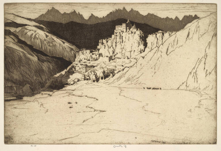 Lamayuru (Middle Eastern landscape with village)