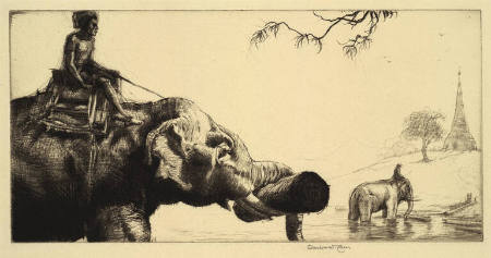 Elephant Logging, Burmah