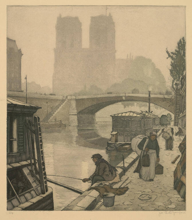 Misty Morning, Petit Pont