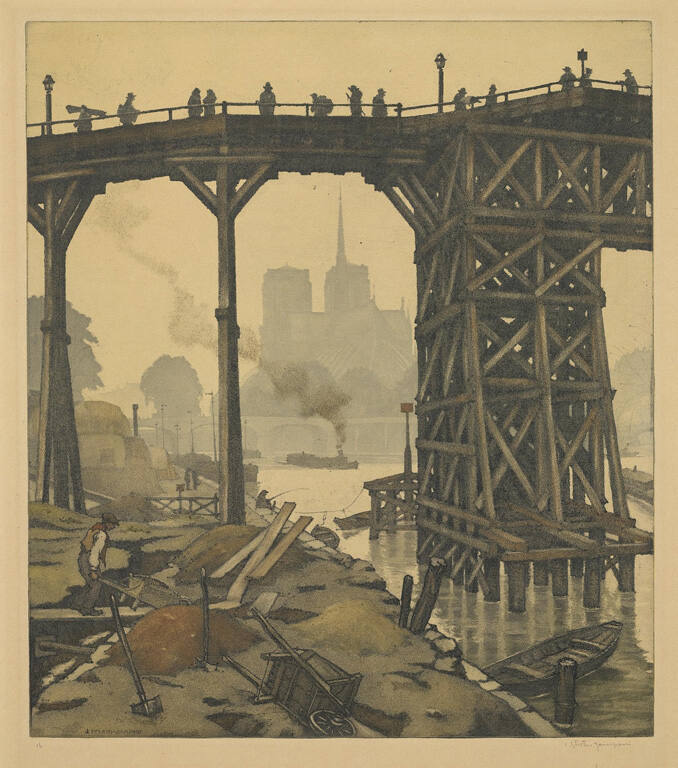 Temporary Bridge L'Estacade