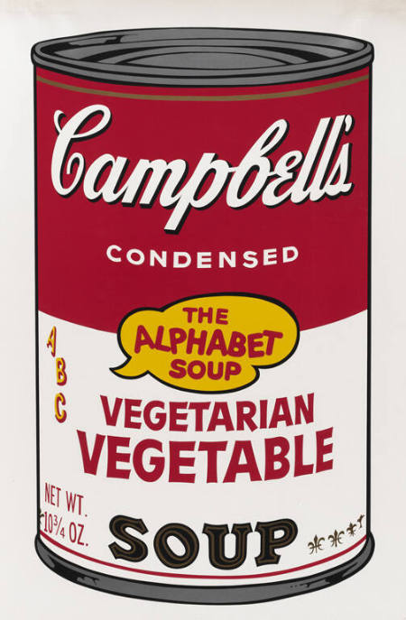 Vegetarian Vegetable, from the portfolio Campbell's Soup II
