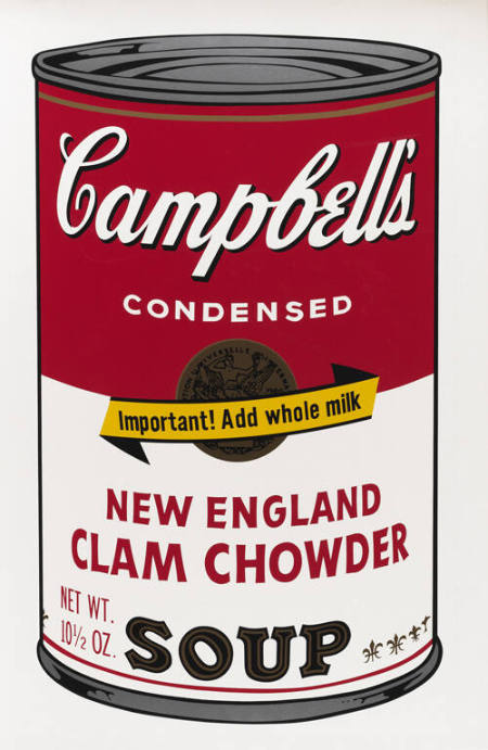 New England Clam Chowder, from the portfolio Campbell's Soup II