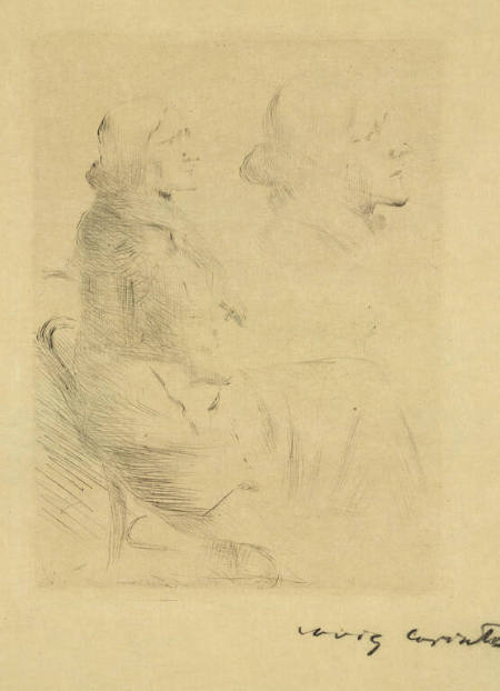 Sitzende Frau im Profil (Sitting Woman in Profile)