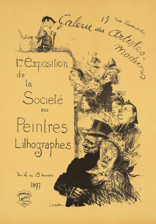 Exposition de la Societé Des Peintres Lithographs [Exhibition for the Society of Lithographers]