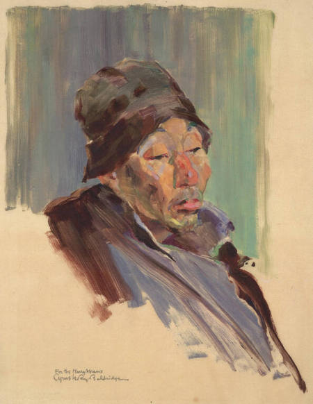 Untitled (old Chinese man or woman)
