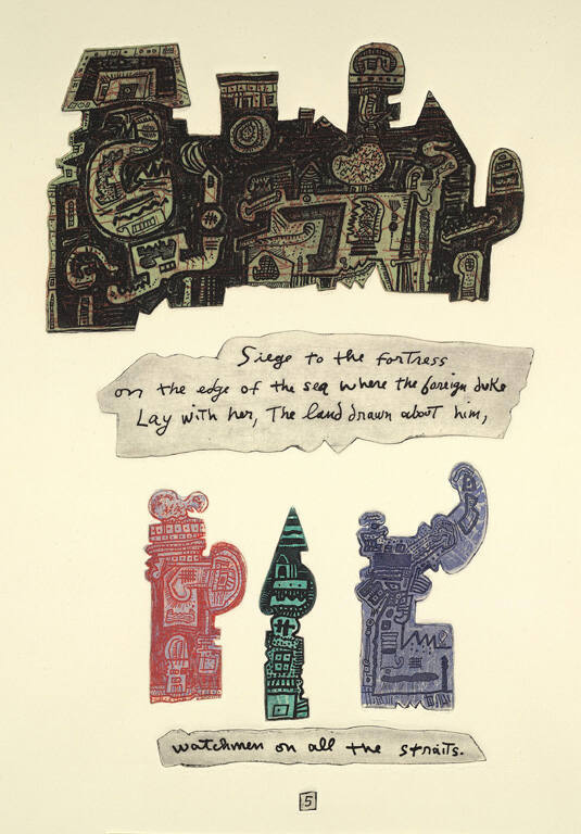 Siege to the fortress, page 5 from ILIADOS