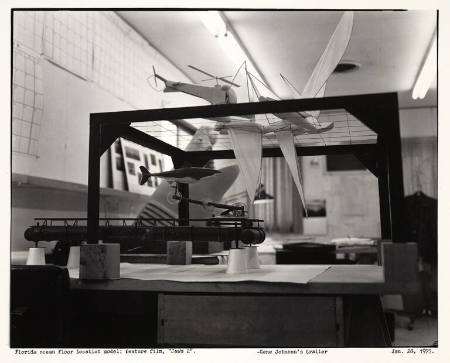 Florida ocean floor location model; feature film, "JAWS 2", Gene Johnson's trailer, from Studio Still Lifes portfolio