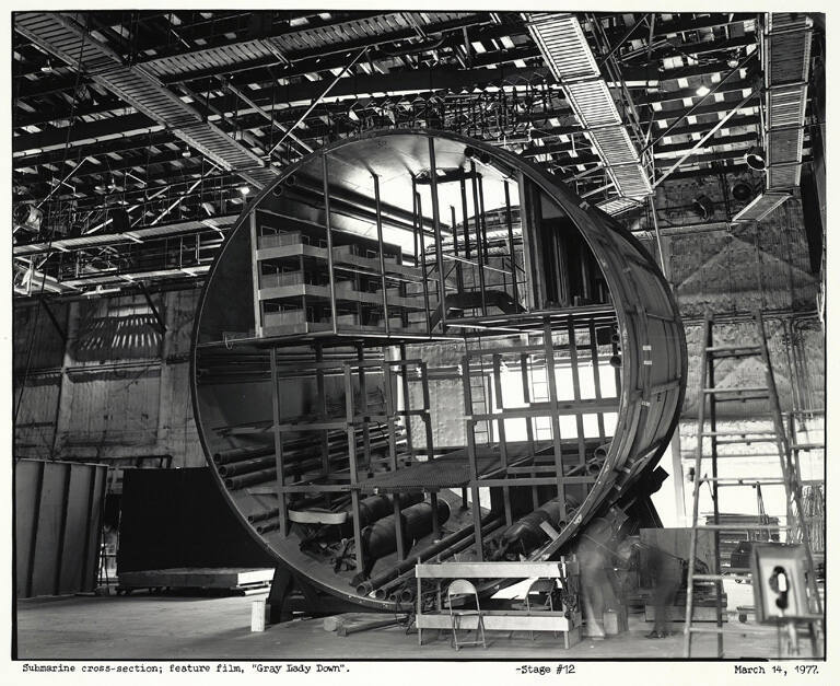 Submarine cross-section; feature film 