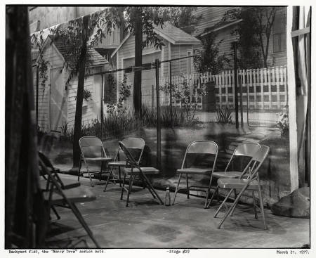 Backyard flat, "The Nancy Drew" series sets, stage #29, from Studio Still Lifes portfolio
