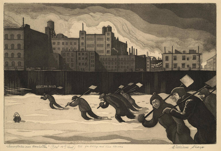 Snowflakes Over Manhattan (East 14th St.)