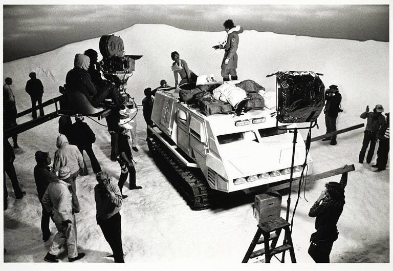 Untitled (Set with cameramen and vehicle), #6 from 