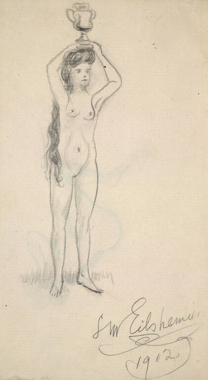 Standing Nude with Chalice