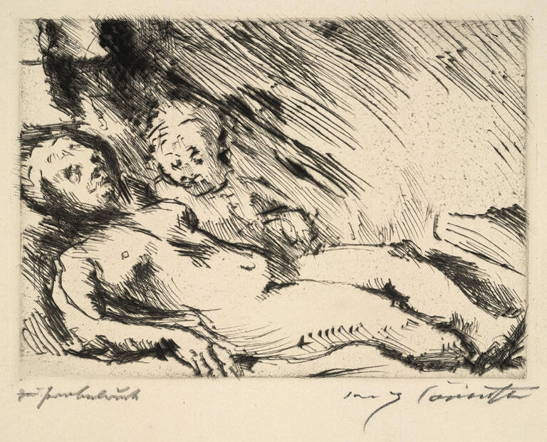 Akt Mit Putte IV [Nude with Putto IV]