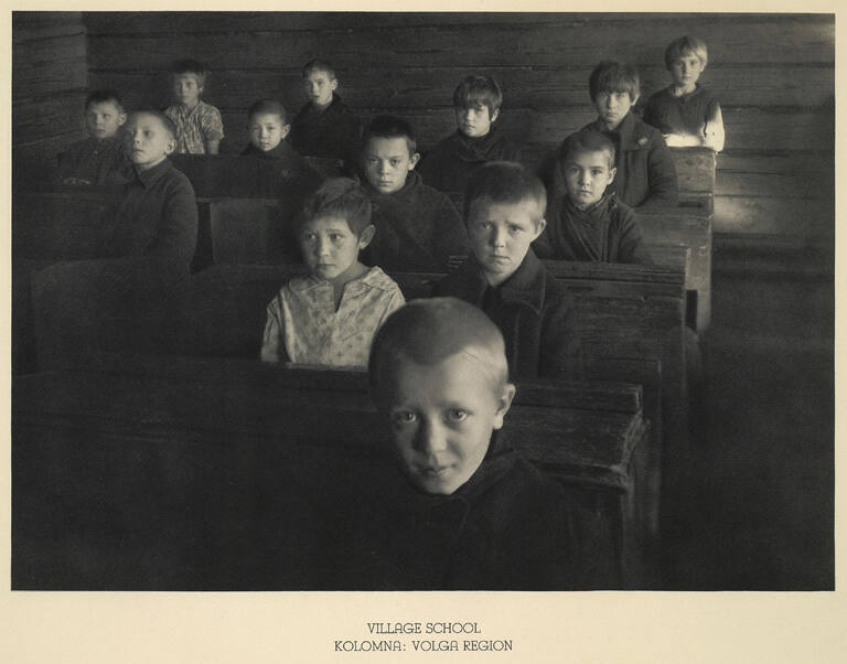 Village School, Kolomna, Volga Region, from Photographs of U.S.S.R.