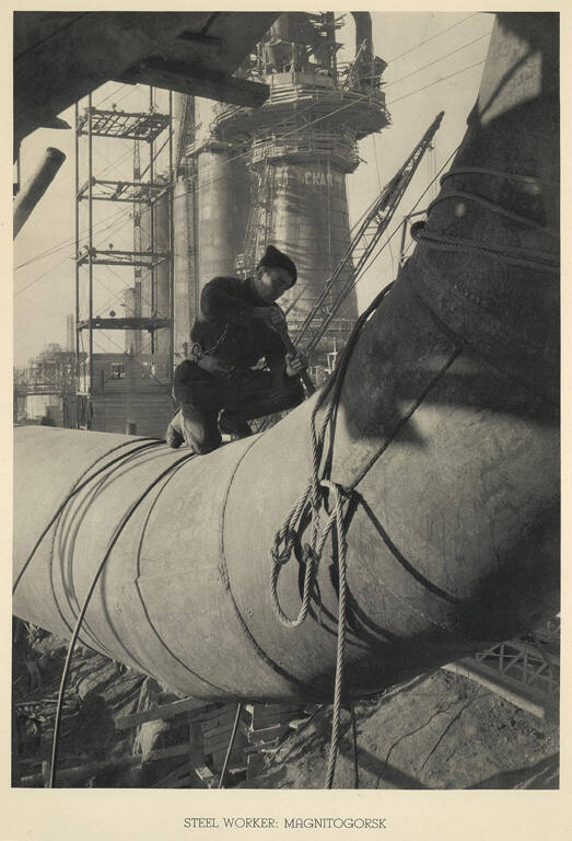 Steel Worker, Magnitogorsk, from Photographs of U.S.S.R.