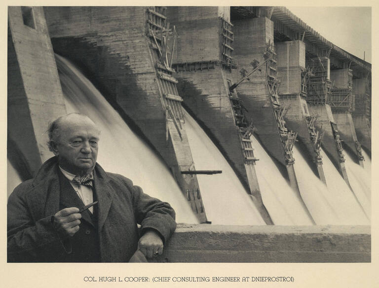 Col. Hugh L. Cooper (Chief Consulting Engineer at Dnieprostroi), from Photographs of U.S.S.R.