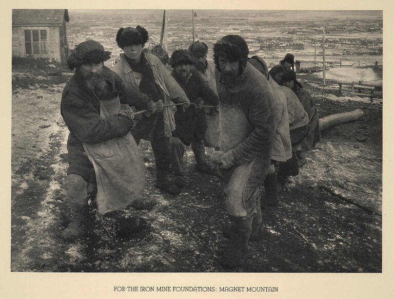 For the Iron Mine Foundations, Magnet Mountain, from Photographs of U.S.S.R.