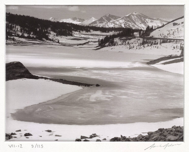 Tioga Lake, Sierra Nevada, California, from Portfolio VII