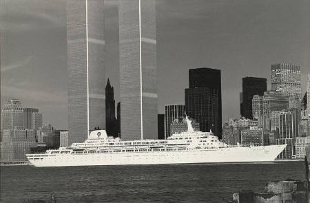 The Oceanic, seen from Liberty Park, April 16, 1977