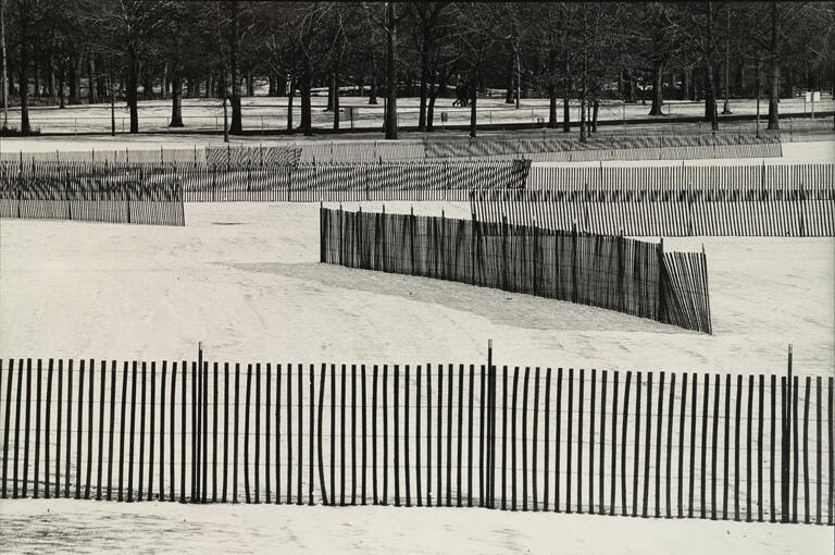 Fences in Central Park,  February 17, 1980