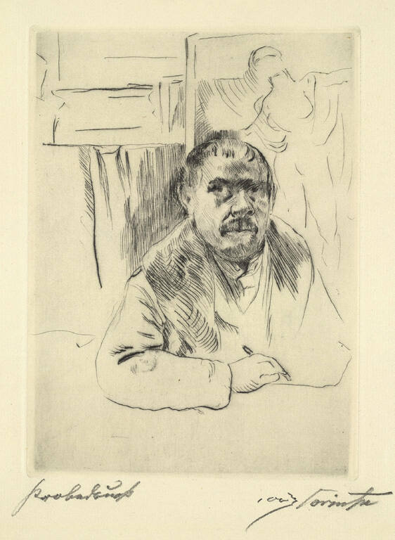 Selbstbildnis Im Pelz [Self-portrait in a fur trimmed coat]