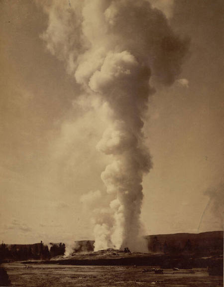 Giant geyser, from Scenery of the Yellowstone National Park series