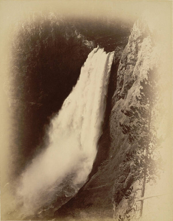 Great Falls of the Yellowstone, 360 ft., from Scenery of the Yellowstone National Park series