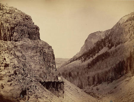 Golden Gate, from Scenery of the Yellowstone National Park series