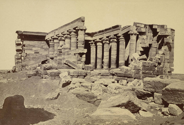 The Temple of Maharraka, Nubia, from Egypt and Palestine. Photographed and Described