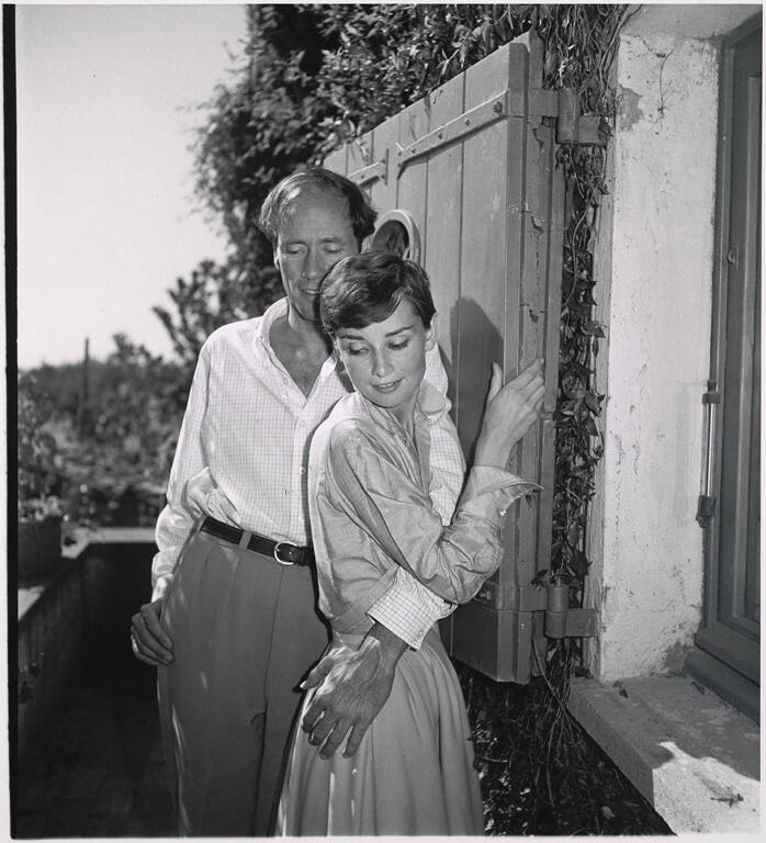 Audrey Hepburn and Mel Ferrer